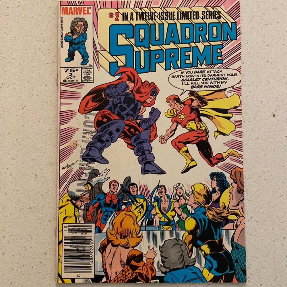 Vintage Squadron Supreme Comic Book #2 Like New